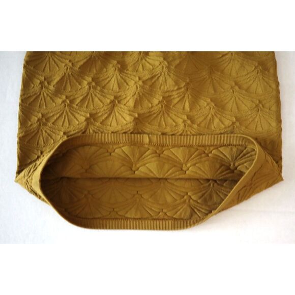 Anthropologie Women's Sz XXS/XS Maize/Gold The Hannah Seamless Textured Tank - Picture 5 of 5